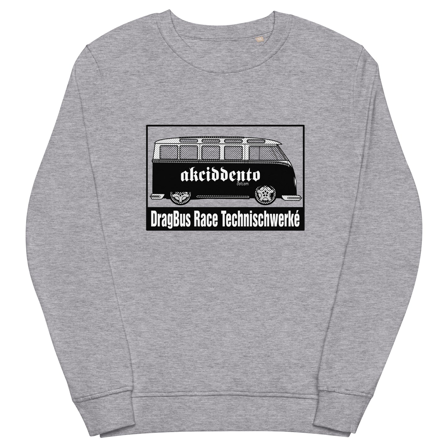 Split Screen van dragbus Organic sweatshirt
