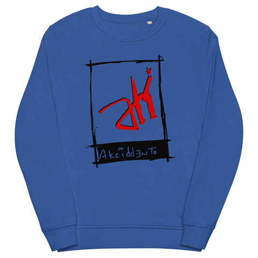 AK Pencil logo Organic sweatshirt