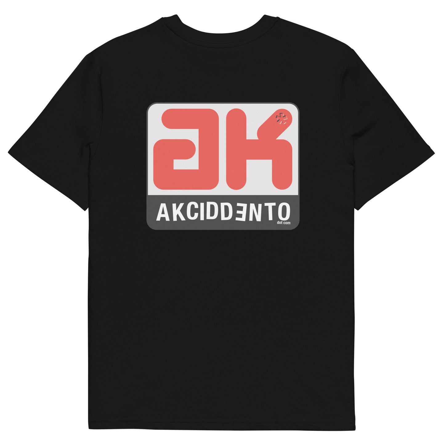 Classic Ak logo back print Organic cotton tee