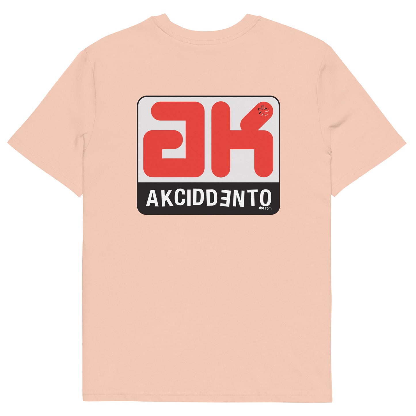 Classic Ak logo back print Organic cotton tee