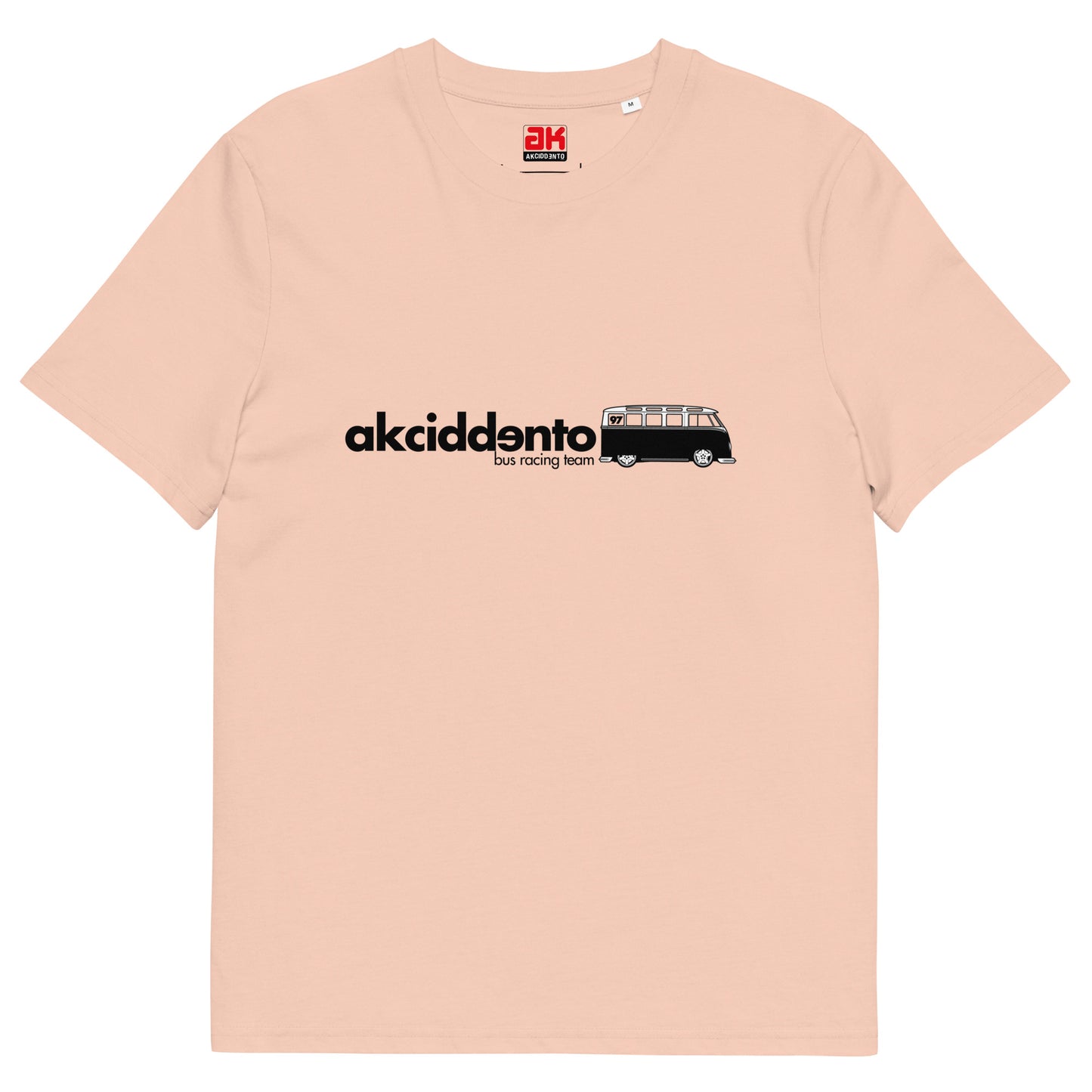 Split Screen Van dragbus team Organic cotton tee