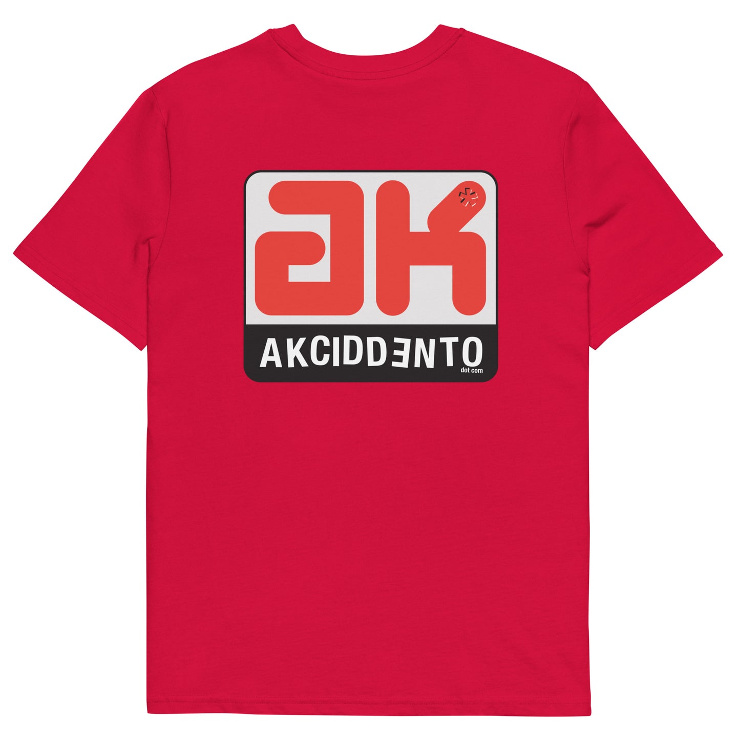 Classic Ak logo back print Organic cotton tee