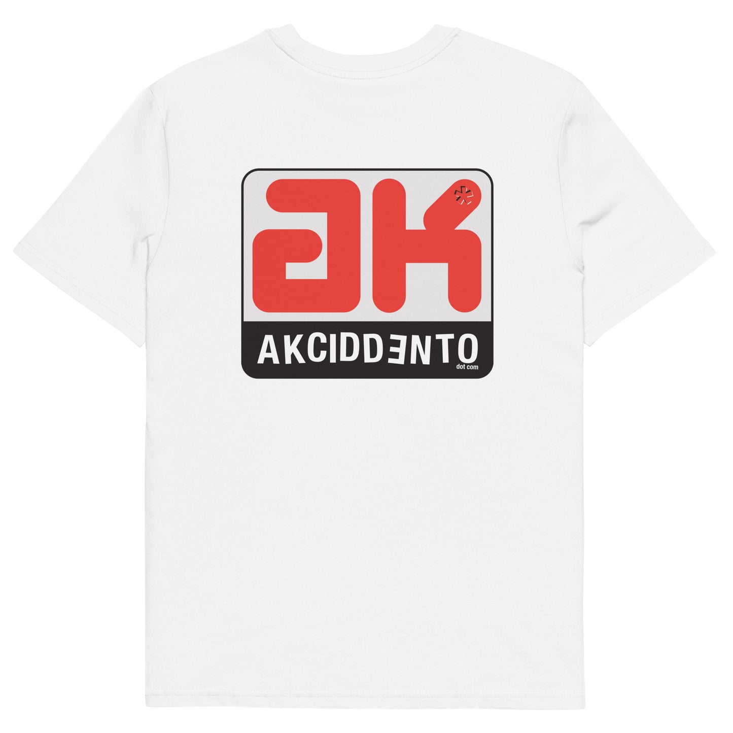 Classic Ak logo back print Organic cotton tee